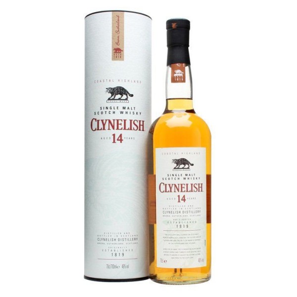 CLYNELISH SINLGE MALT 14 YEARS 46% vol 70cl