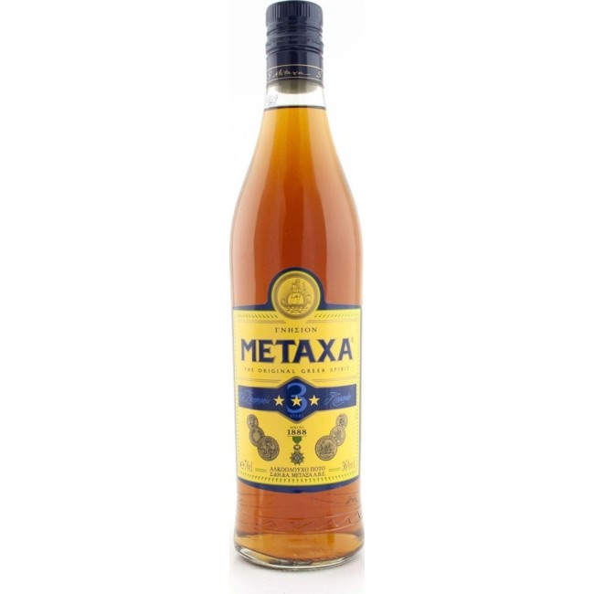 ΜΕΤΑΧΑ 3 ΑΣΤΕΡΩΝ 36%vol 35cl