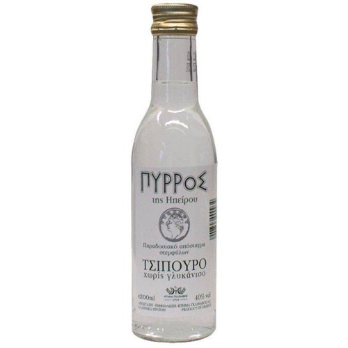 ΤΣΙΠΟΥΡΟ ΓΚΛΙΝΑΒΟΣ ΠΥΡΡΟΣ 40% vol 20cl