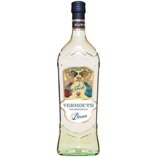 VERMOUTH VERGA '' LE SORELLE'' BIANCO 15%vol.1lit