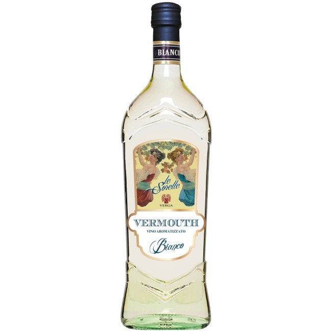 VERMOUTH VERGA '' LE SORELLE'' BIANCO 15%vol.1lit