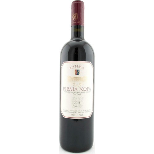 ΚΤΗΜΑ ΒΙΒΛΙΑ ΧΩΡΑ ΕΡΥΘΡΟΣ 75cl