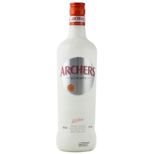 ARCHER''S PEACH SCHNAPPS 18%vol 70cl