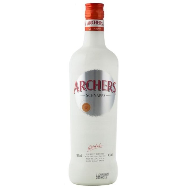 ARCHER''S PEACH SCHNAPPS 18%vol 70cl