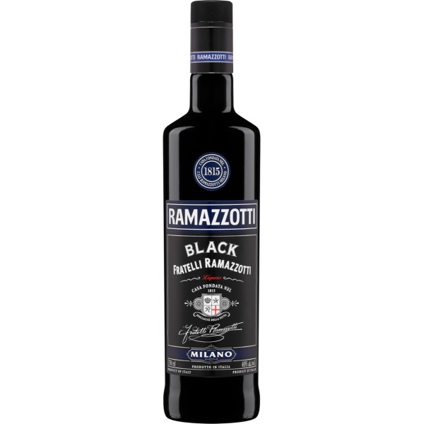 RAMAZZOTTI BLACK 40%vol 70cl