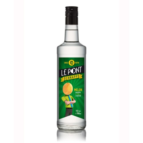 LE PONT LIQUER SCHNAPPS MELON 15% 70cl