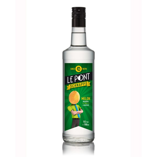 LE PONT LIQUER SCHNAPPS MELON 15% 70cl