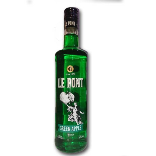 LE PONT LIQUER GREEN APPLE 15% 70cl