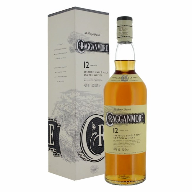 CRAGGANMORE 12 YEARS SMOKY 70cl