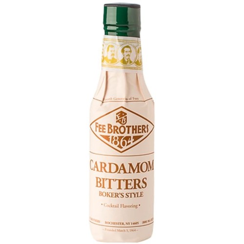 FEE BROTHERS CARDAMOM BOKER'S STYLE BITTERS 15cl
