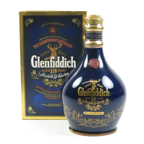 GLENFIDDICH 18 ANCIENT DECANTER RESERVE 43%vol 70cl CERAMIC