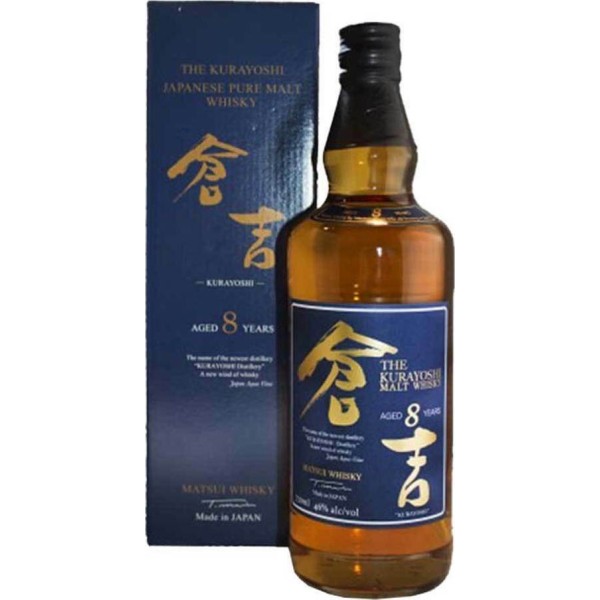 KURAYOSHI PURE MALT WHISKY 8Y.O. 43% 70cl KURAYOSHI PURE MALT WHISKY 8Y.O. 43% 70cl
