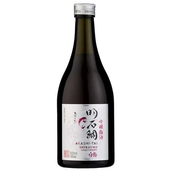 AKASHI SHIRAUME GINJO UMESHU SAKE 50cl 14% vol