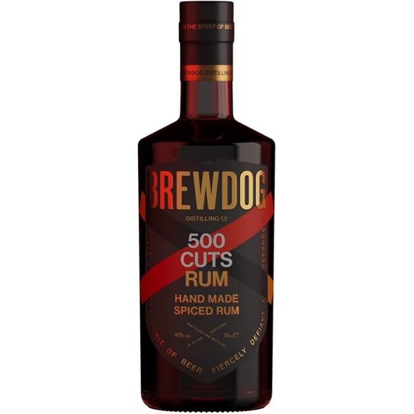 BREWDOG 500CUTS SPICED RUM 40% 70cl