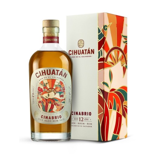 CIHUATAN CINABRIO 12YEARS RUM 40% 70cl