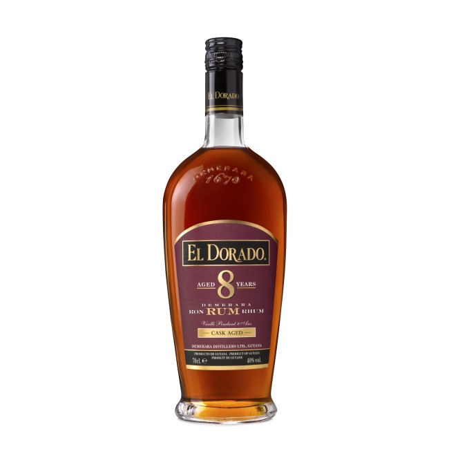 EL DORADO RUM 8 YEARS 70cl