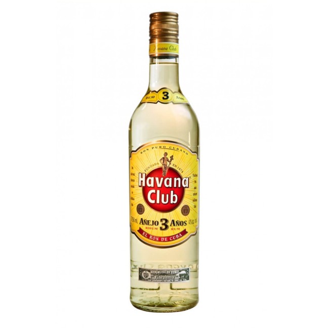 HAVANA CLUB 3 YEARS 37,5%vol 70cl