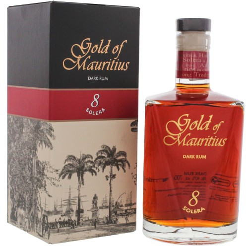 MAURITIUS GOLD 8 YEARS SOLERA RUM 40%vol 70cl