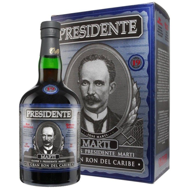 PRESIDENTE MARTI 19 YO RUM 40% vol 70cl