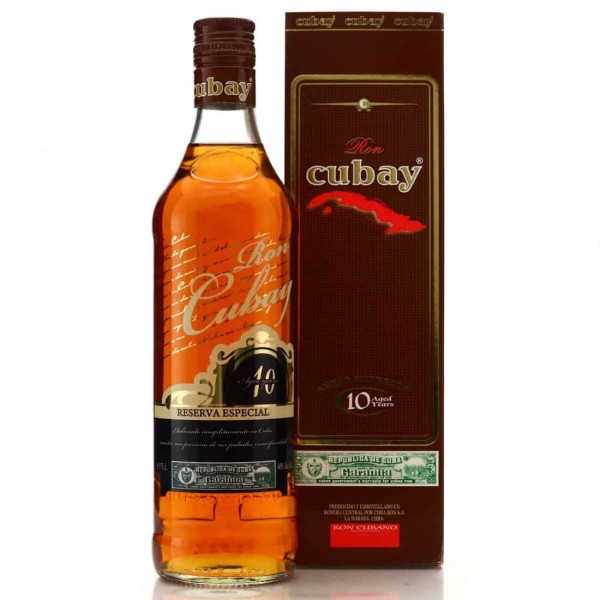 RON CUBAY RES ESP 10ANOS 40% 70cl