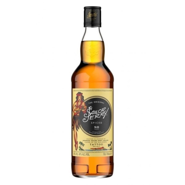 SAILOR JERRY SPICED RUM 40%vol 70cl