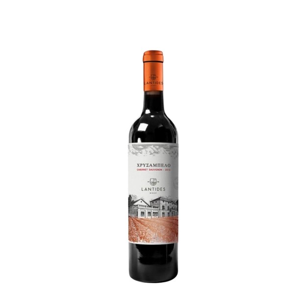 ΛΑΝΤΙΔΗΣ ΧΡΥΣΑΜΠΕΛΟ CABERNET SAUVIGNON ΕΡΥΘΡΟΣ 75cl
