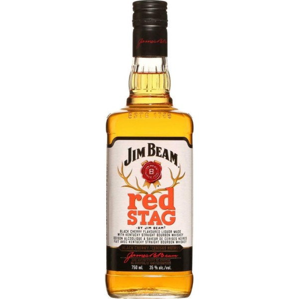 JIM BEAM RED STAG BLACK CHERRY 70cl