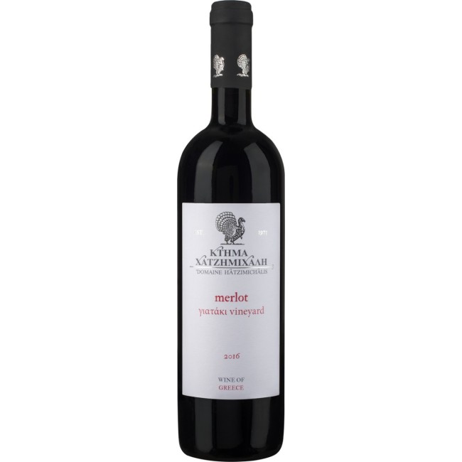 ΧΑΤΖΗΜΙΧΑΛΗ MERLOT ΕΡΥΘΡΟΣ 75cl