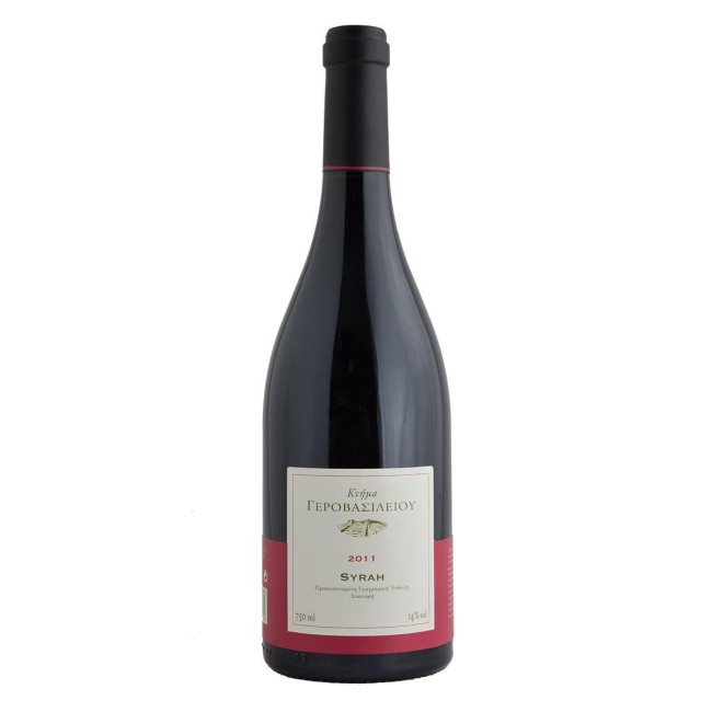 ΓΕΡΟΒΑΣΙΛΕΙΟΥ ΚΤΗΜΑ SYRAH ΕΡΥΘΡΟΣ 75cl