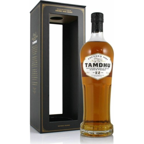TAMDHU 12 SINGLE MALT WHISKY 43% 70cl 2