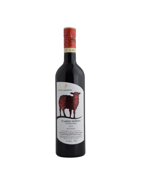 ΜΑΥΡΟ ΠΡΟΒΑΤΟ SYRAH-MERLOT ΕΡΥΘΡΟΣ 75cl