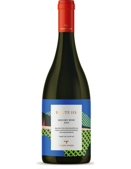 ΤΡΟΥΠΗΣ ROUTE 111 ΑΓΙΩΡΓΙΤΙΚΟ ΜΑΥΡΟΔΑΦΝΗ 2018 75cl