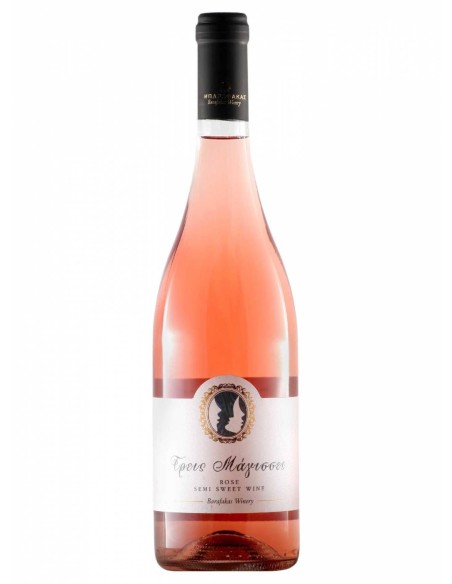 ΜΠΑΡΑΦΑΚΑ ΤΡΕΙΣ ΜΑΓΙΣΣΕΣ ΡΟΖΕ 75cl