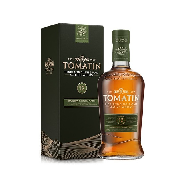 TOMATIN WHISKEY 12 YEARS 70cl