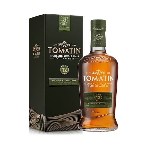 TOMATIN WHISKEY 12 YEARS 70cl