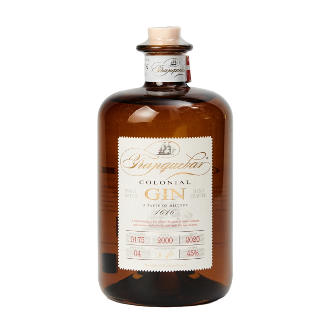 TRANQUEBAR RISE COLONIAL GIN 45%vol.70cl