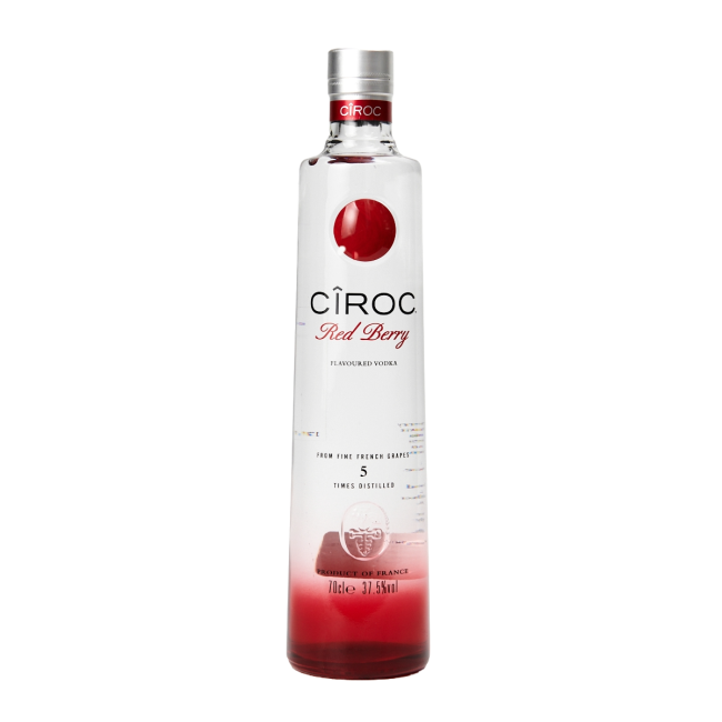 CIROC VODKA RED BERRY 37,5%vol 70cl