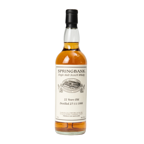SPRINGBANK 22 YEARS OLD (1998) 70cl SINGLE MALT