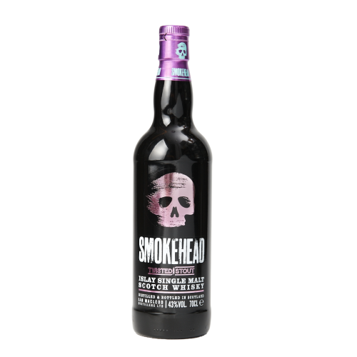 SMOKEHEAD SINGLE MALT TWISTED STOUT 43% 70cl