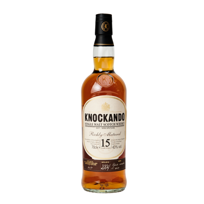 KNOCKANDO 15 YEARS RICHLY MATURED 70cl