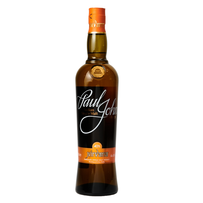 PAUL JOHN INDIAN SINGLE MALT WHISKY NIRVANA 70cl 40%