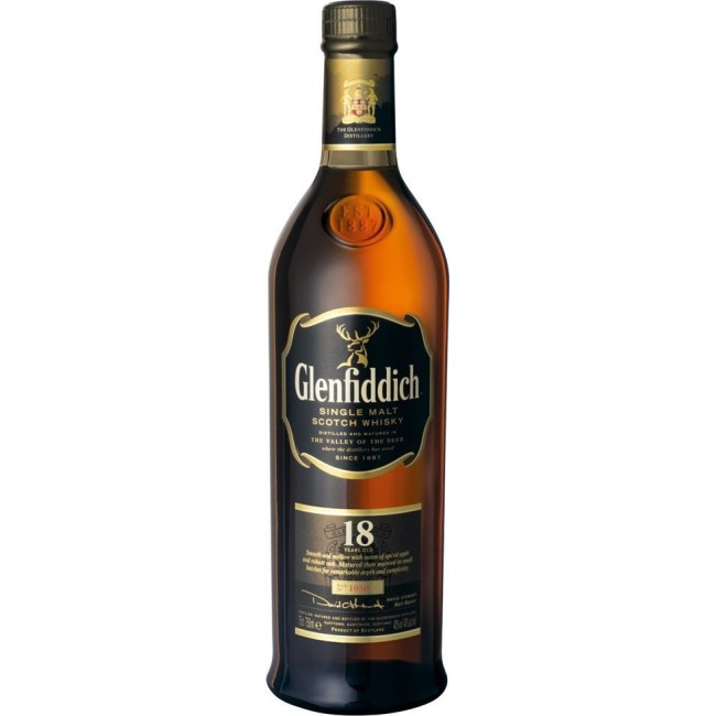 GLENFIDDICH 18 YEARS 40%vol 70cl