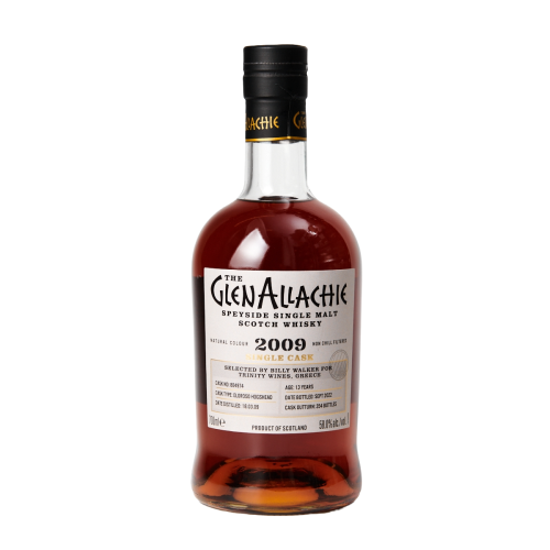 GLENALLACHIE 2009 SINGLE CASK TW SPEYSIDE SINGLE MALT 70cl