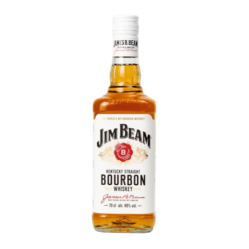 JIM BEAM WHITE BOURBON 40%vol 70cl