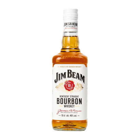 JIM BEAM WHITE BOURBON 40%vol 70cl