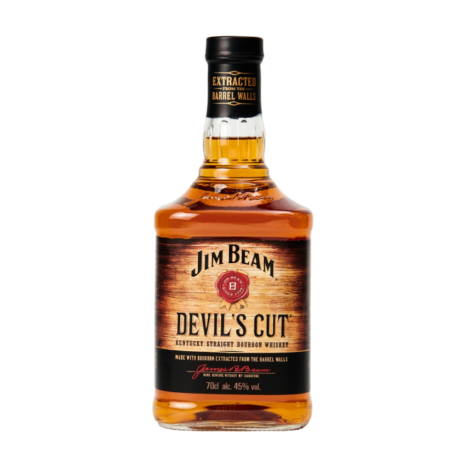 JIM BEAM DEVIL'S CUT 90 PROOF BOURBON 45%vol 70cl