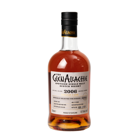 GLENALLACHIE 2006 15 YO RUBY PORT SINGLE CASK SPEYSIDE 61.1% 70cl