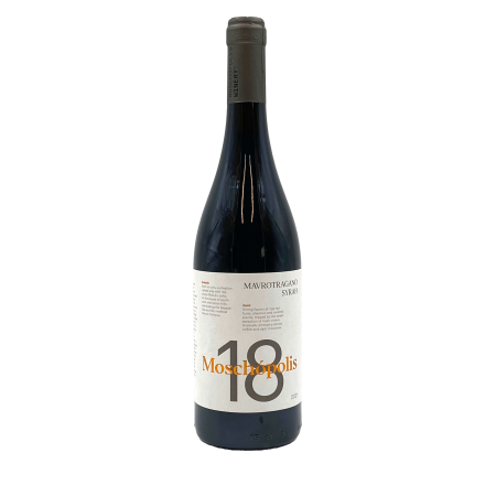 MOSCHOPOLIS 18 ΜΑΥΡΟΤΡΑΓΑΝΟ SYRAH ΕΡΥΘΡΟΣ 75cl
