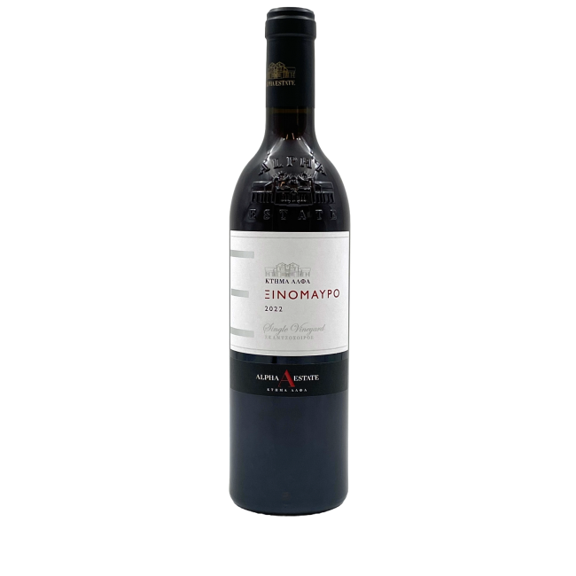 ΚΤΗΜΑ ΑΛΦΑ ΞΙΝΟΜΑΥΡΟ ΣΚΑΝΤΖΟΧΟΙΡΟΣ ΕΡΥΘΡΟΣ 75cl