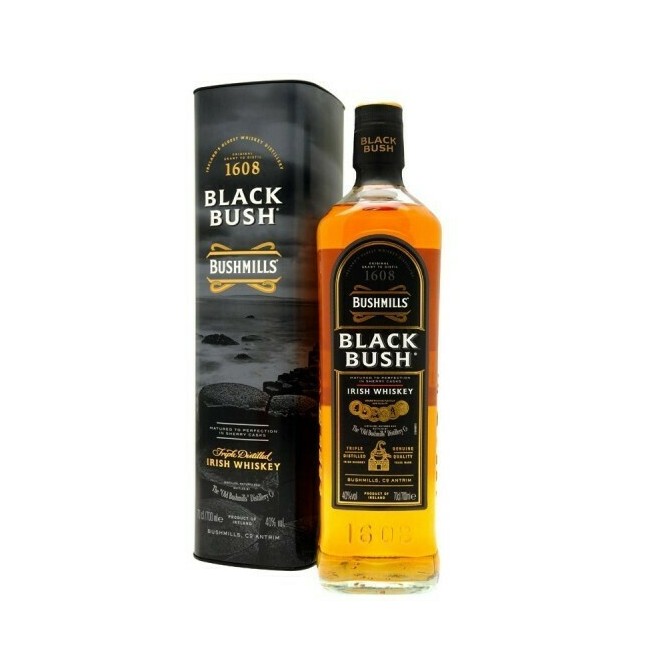 BUSHMILLS BLACK BUSH IRISH 40%vol WHISKEY 70cl